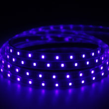 Load image into Gallery viewer, SUNVIE LED Black Light Strip, 24 Watts 6.6Ft/2M 2835 SMD 120LEDs Flexible Waterproof IP65 LED Light Strip with DC 12V 2A Power Supply

